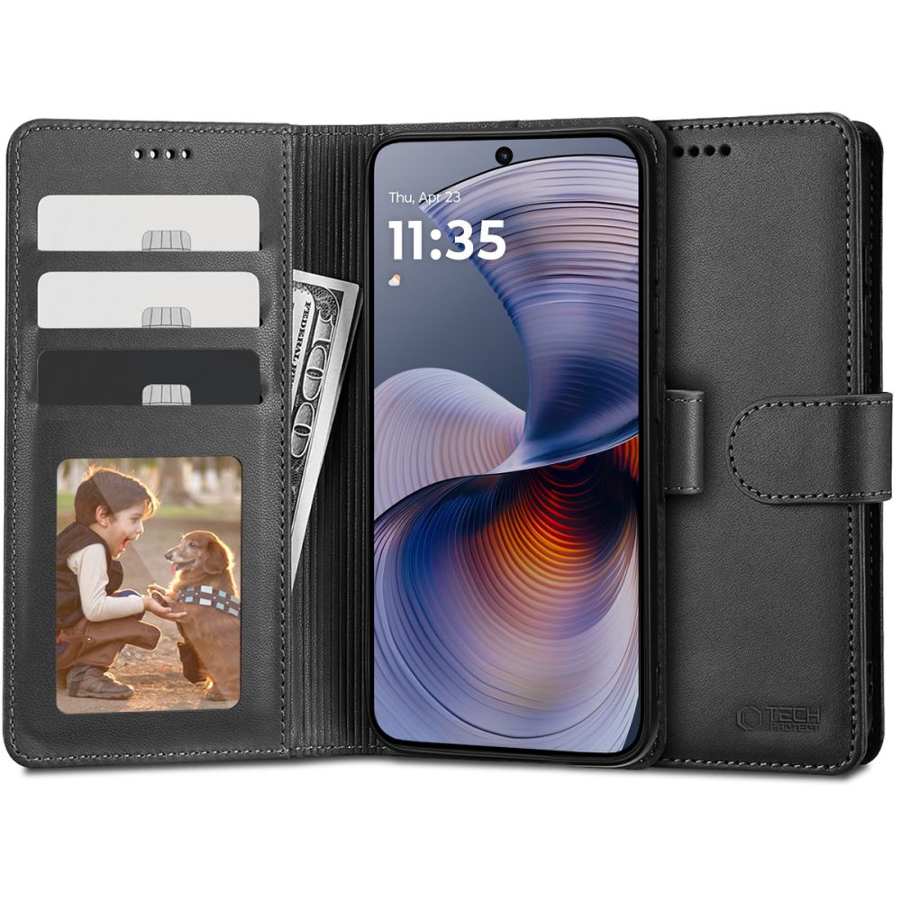 KRYT TECH-PROTECT WALLET MOTOROLA MOTO G55 5G BLACK